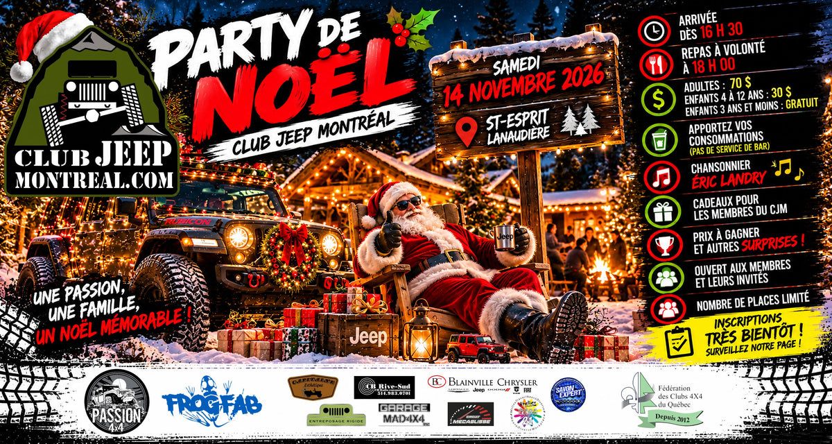 Party de Noël CJM - 14 NOVEMBRE 2026