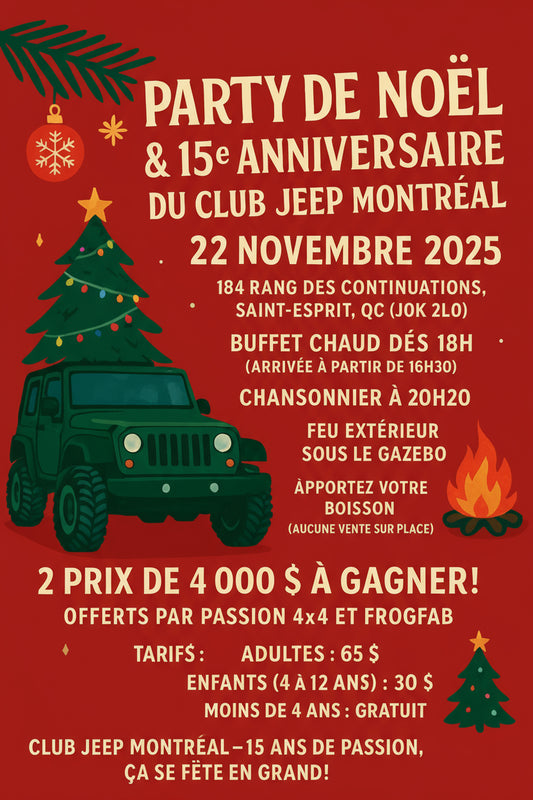 Party de Noël - 22 NOVEMBRE 2025