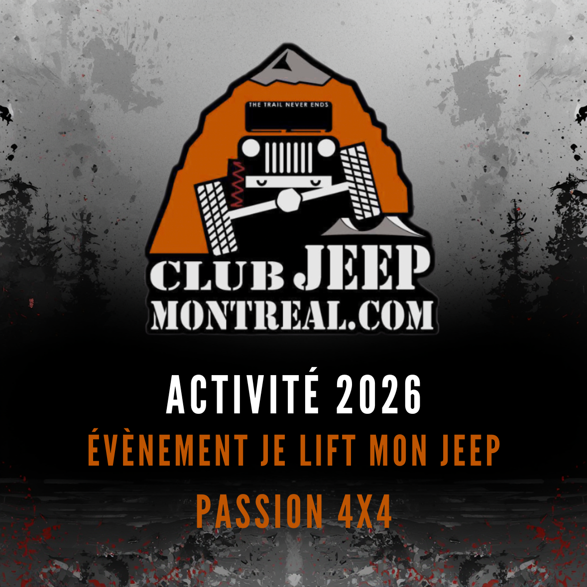 ÉVÈNEMENT SUSPENSION PASSION 4x4 - 11 AVRIL 2026