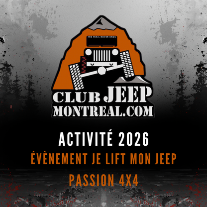 ÉVÈNEMENT SUSPENSION PASSION 4x4 - 11 AVRIL 2026