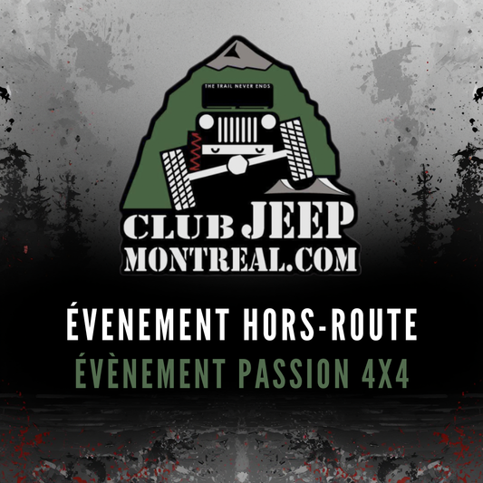 ÉVÈNEMENT PASSION 4X4 - 15 AOÛT 2026