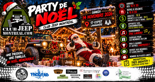 Party de Noël CJM - 14 NOVEMBRE 2026