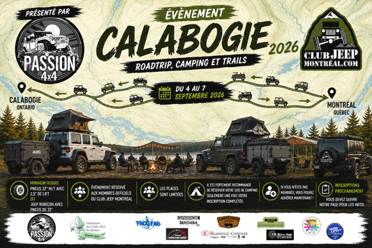 CALABOGIE - 4 AU 7 SEPTEMBRE 2026